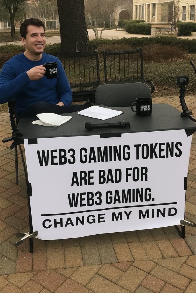 Gaming tokens are ruining web3 gaming. Change my mind.