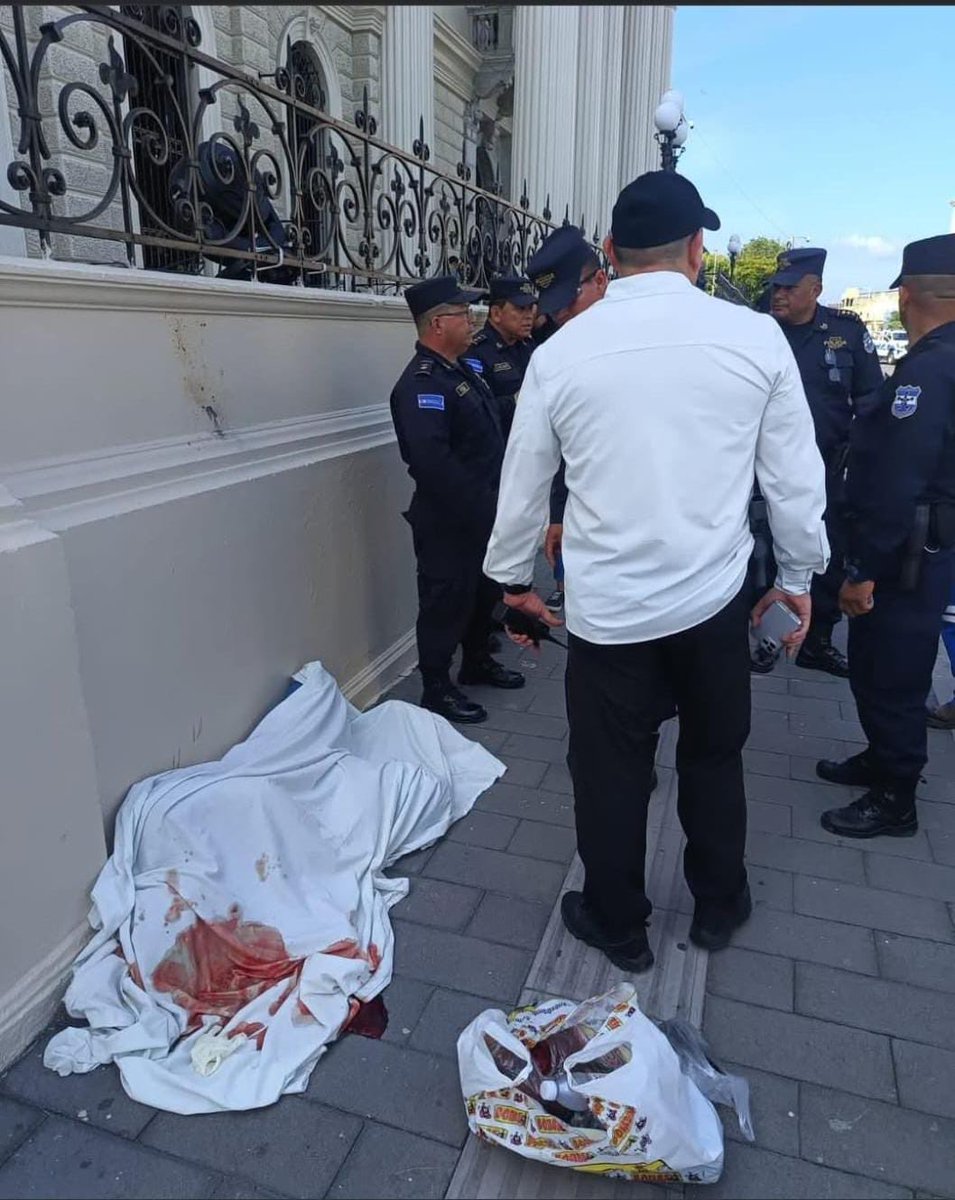 Titilisbe's tweet photo. #UltimaHoraSV I Se reporta homicidio en el Centro Histórico frente al Palacio Nacional.
Elementos de Cruz Verde Santa Anita fueron alertados de una persona que se encontraba con heridas causadas por arma fuego en la acera del palacio nacional. https://t.co/pspuosjQJM