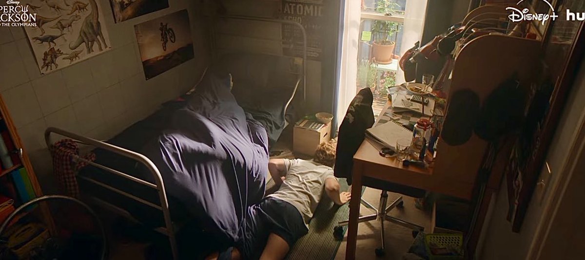 forpercyy's tweet photo. seeing Percys room like this - seeing these little details abt him and his character and how he isn’t just words on a page anymore i’m so emotional https://t.co/m5KbsgbUDE
