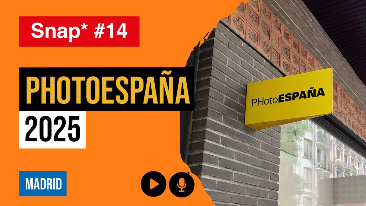 En el capítulo 14 de SNAP recorremos las principales exposiciones de PHotoESPAÑA 2025 en Madrid.
Un viaje por museos, galerías y fundaciones que muestran la vitalidad de la fotografía contemporánea en España.
Ya disponible en youtu.be/G6mlf7_9WQw