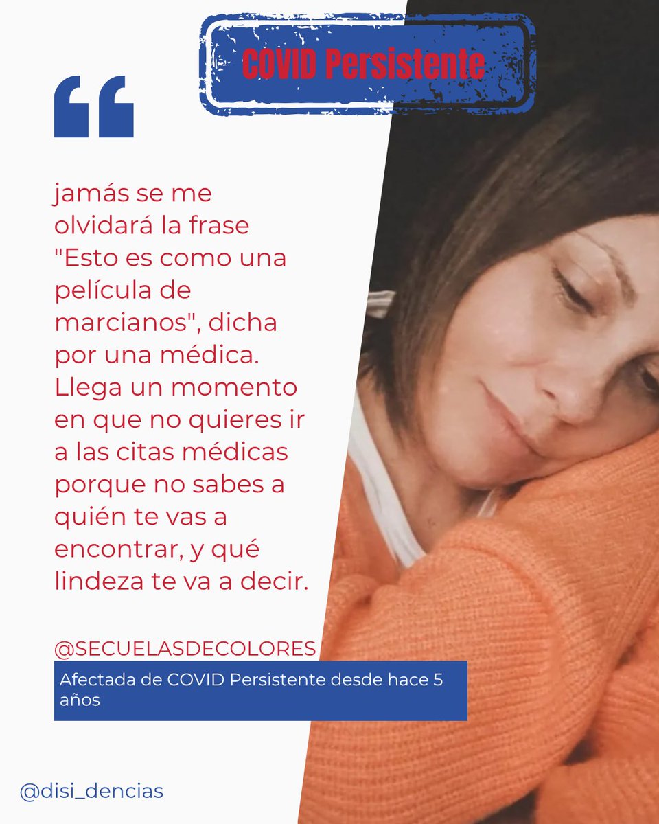 AnaAguilarPAC's tweet photo. #LongCovid
#CovidPersistente
#LasGrandesOlvidadas
#Pandemia
#IsNotOver
#AbandonoMédico
#GaslightingMédico
#ViolenciaInstitucional
#SesgodeGéneroEnLaMedicina
#OmisiónDeSocorro
#InducciónAlSuicidio
#Negacionismo
#PsicopatíaSocial
#Inmunosupremacía
#Necropolíticas
@DefensorPuebloE https://t.co/YjQMzo9YqA