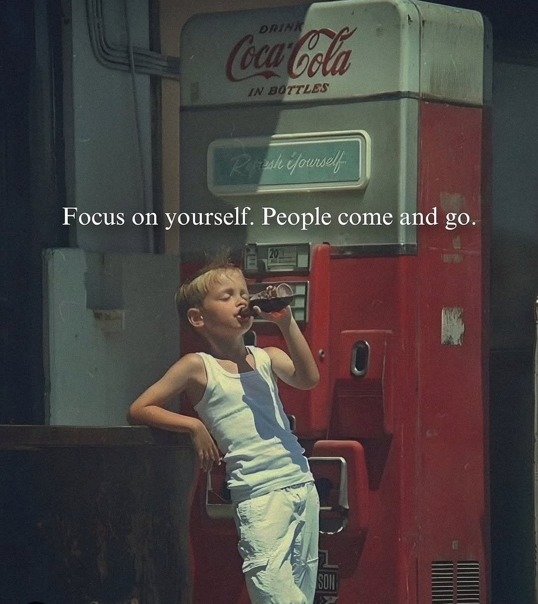 Kendine odaklan. İnsanlar gelir ve gider.