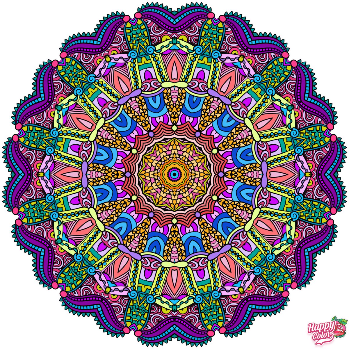 Mandala du soir bonsoir ☺️