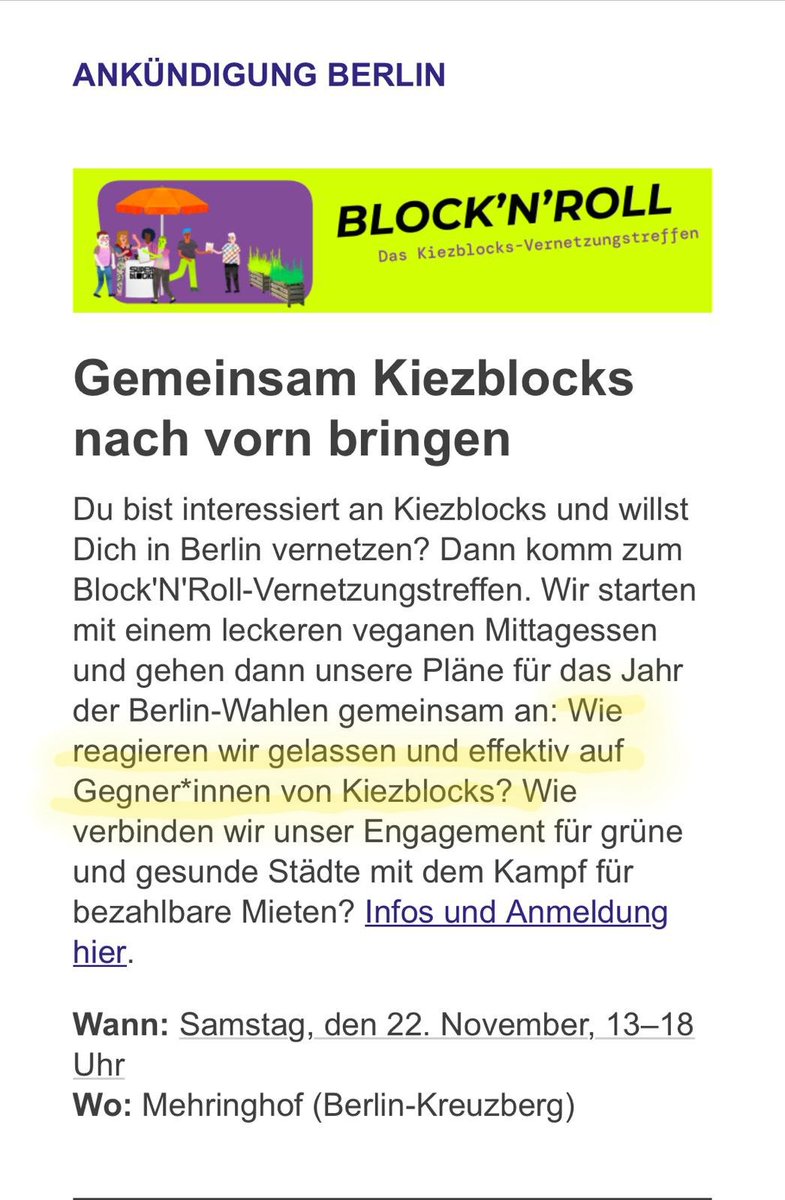 Ok, wer von uns geht hin und lernt, wie man uns "gelassen und effektiv" ausknockt? <a href="/kiezblockfree/">KiezBlockFree.com</a>  <a href="/scharnowsk1/">Eva Scharnowski</a>  <a href="/fdp_lichtenberg/">FDP Lichtenberg</a> <a href="/feli/">feli</a>