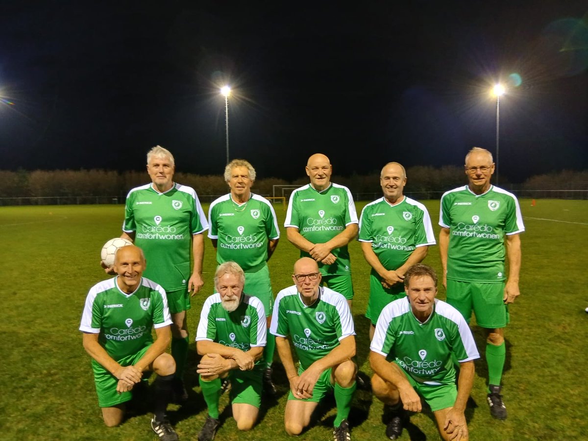 De walking Footballers wandelden freewheelend naar een gelijk spelletje tegen <a href="/vvDeMeeuwen/">v.v. De Meeuwen</a> 80plus