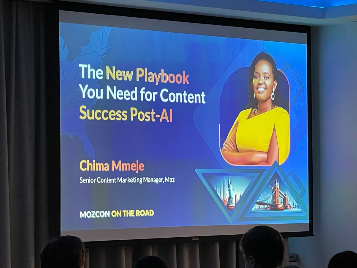 Linkbuildinghq's tweet image. It&apos;s always a pleasure learning from the OG @chimammeje!

#MozCon