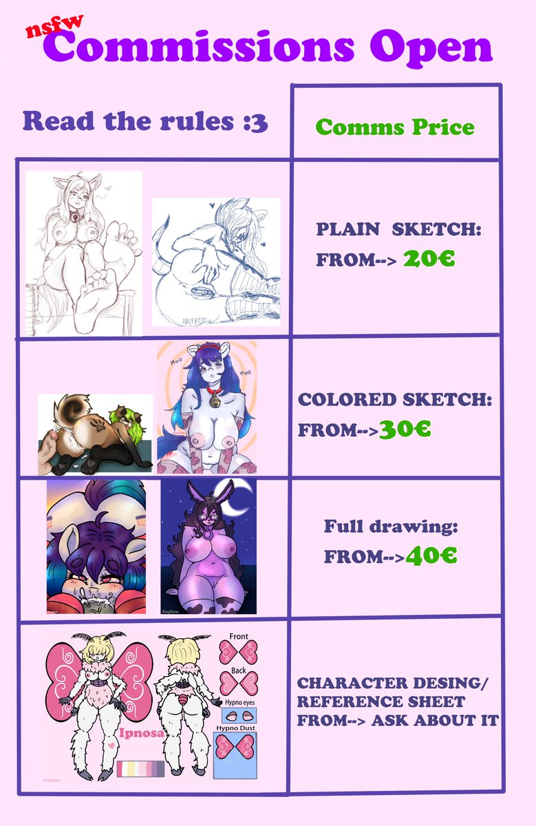 🔞Anykoe Commissions OPEN🔞 tweet media