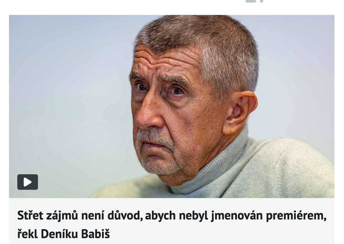 Bačo <a href="/AndrejBabis/">Andrej Babiš</a>, vy jste ve svých 70 letech nepochopil, že v této zemi platí zákony a pravidla. 

Zašít se před odsouzením dočasně můžete, ale premiéra můžete dělat jenom tehdy, když k tomu splníte zákonné předpoklady. 

Takže marš prodat AGF nebo premiér nebudete. Děkuji.