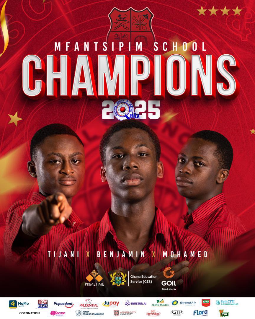Thevokofficial's tweet image. 📍📍NSMQ 2025 Grand Finale📍📍

The Landlords have once again proven that they are indeed the true rulers of Cape Coast. They made it count. Back-to-back glory. What an incredible moment to witness. MFANTSIPIM reigns supreme! 👀

 #NSMQ2025 #GrandFinale #Botwe