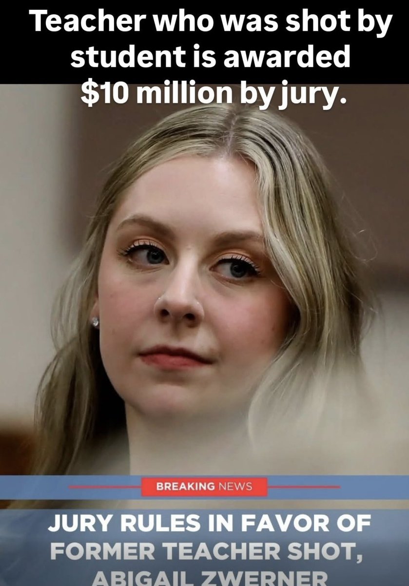 I think she should have received more but what a power lesson to building administrators - BELIEVE YOUR TEACHERS.