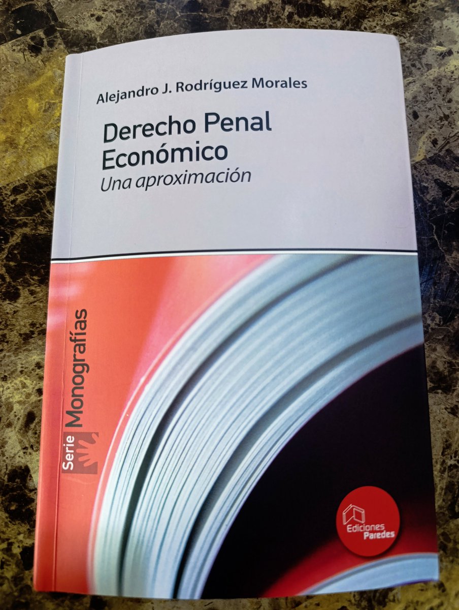 Edgardognr's tweet photo. Nueva adquisición: Derecho Penal Económico una aproximación. 

Obra del maestro Alejandro J. Rodríguez Morales @ajrodriguezm1 📚📚

#derecho
#DerechoPenal
#DerechoPenalEconomico https://t.co/RFUtAt5Njm