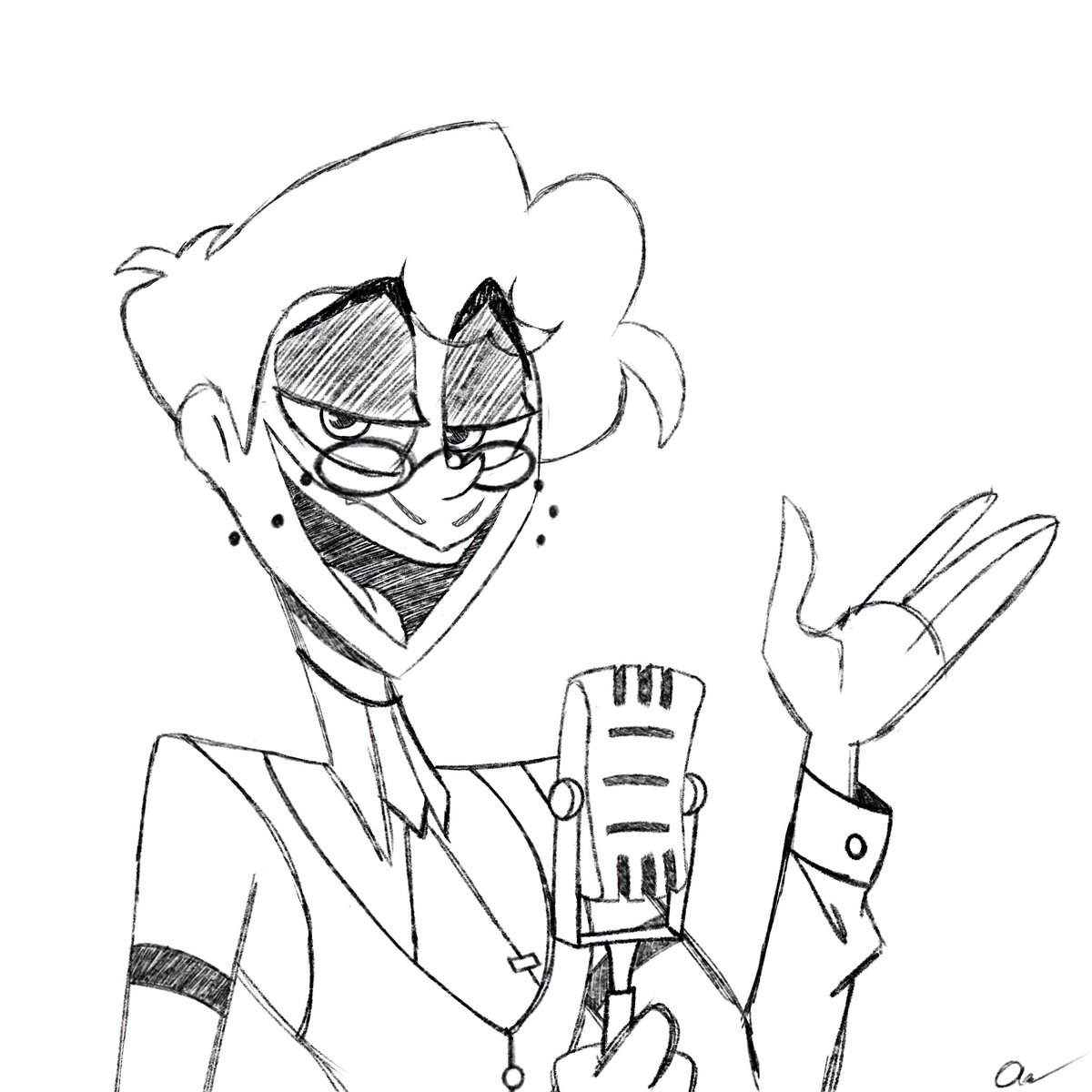 Darkix6's tweet photo. I MISS HIS LIL STACHE OK 

#hazbinhotel #art #digitalart https://t.co/JaGJ1Ldsgv