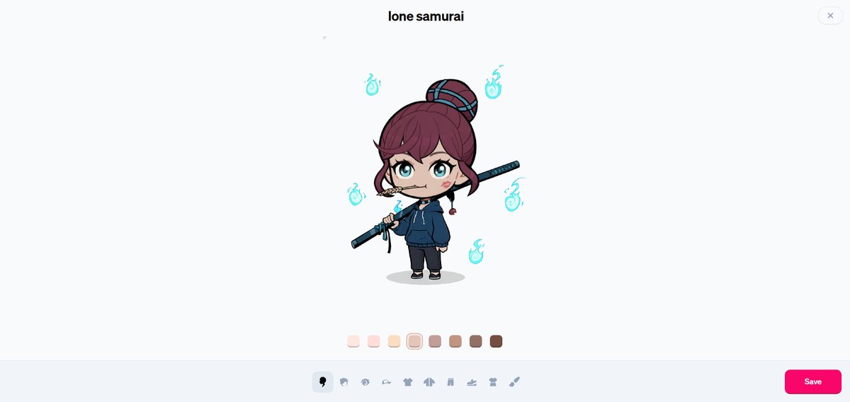 0xSkyeGee's tweet photo. @LoneSamuraiGirl @animecom @animecoin @Azuki Here you go Lone Samurai Girl! https://t.co/cTExjIv3b9