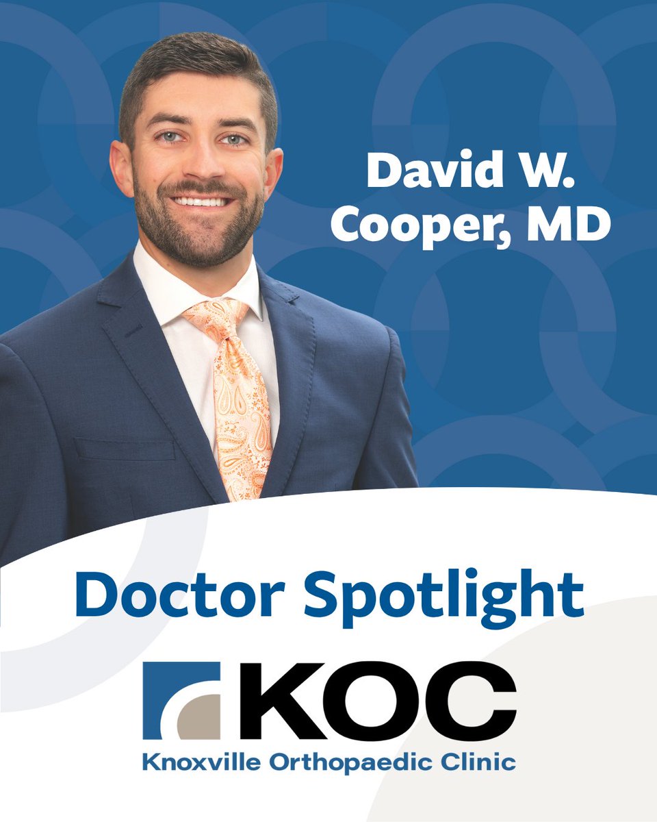 Dr. David Cooper is a hand and upper extremity surgeon with experience treating nerve compression, overuse disorders, degenerative arthritis, and traumatic upper extremity injuries.

Learn more: kocortho.com/physician/davi…
