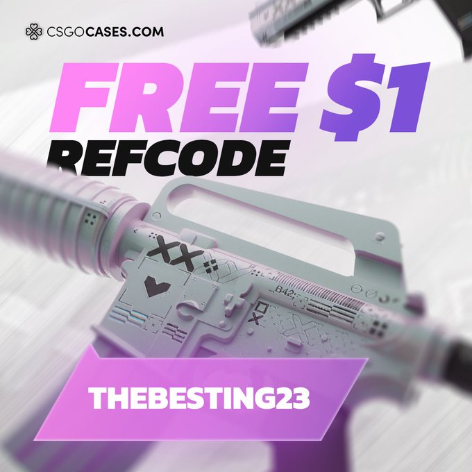 soynextbro's tweet photo. usa mi codigo de referido en
@csgocasescom https://t.co/VEm4TJcOK2
