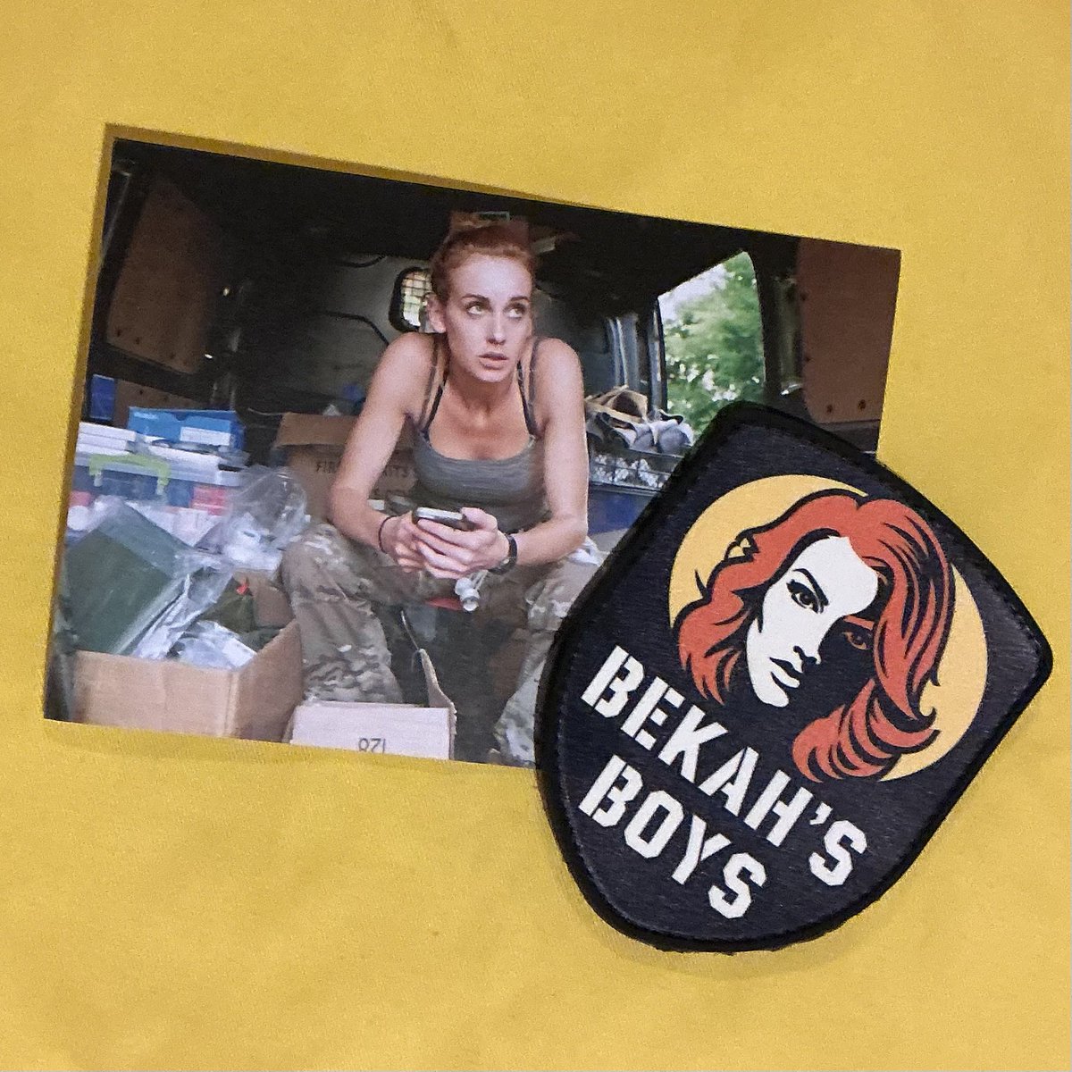 Proud to support the wonderful  <a href="/bekamaciorowski/">Rebekah Maciorowski</a> 
Thank you so much <a href="/philippreese_ch/">Philipp Reese 🇨🇭🇺🇦🇨🇭</a> for organising this. ❤️‍🩹💙💛