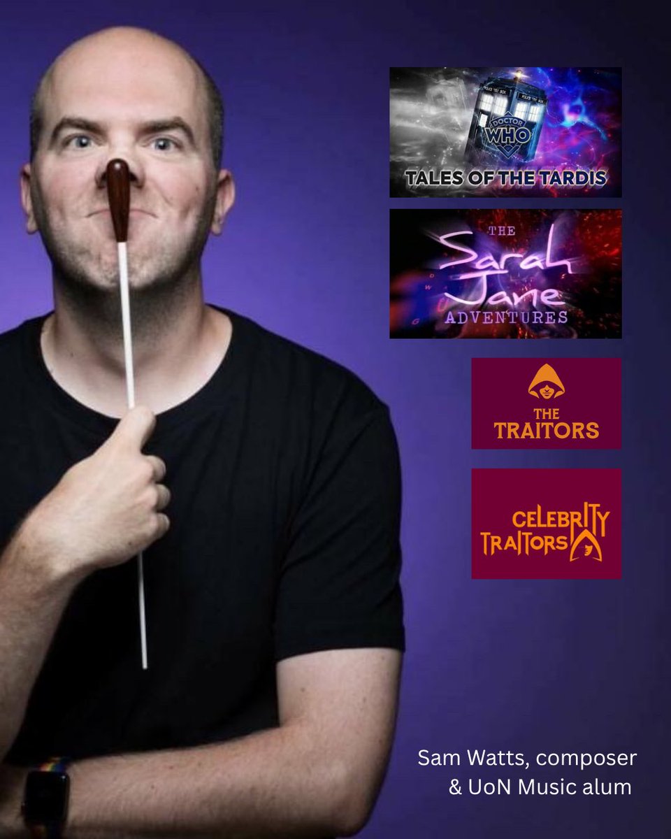UoNMusic's tweet photo. Have you just heard the iconic #CelebrityTraitors theme? Did you know it was written by former UoN Music student Sam Watts? Here’s what Sam had to say about the proposed threat to our department: https://t.co/Jbl5camT1L