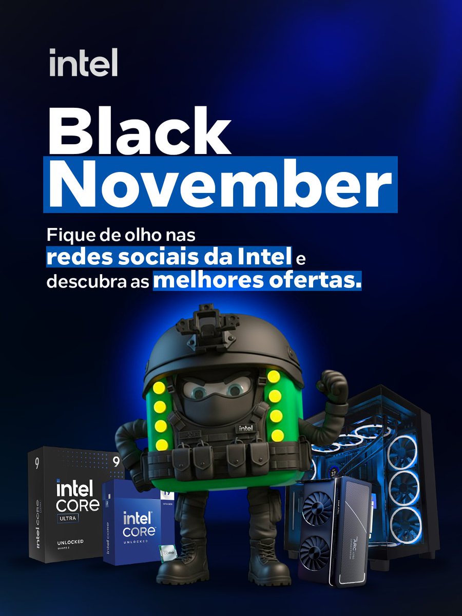intelbrasil's tweet image. A primeira semana a gente nunca esquece... 😮‍💨

Fique de olho nas nossas redes para as melhores ofertas nessa Black November!

#IntelInside #SeTemIntelTemJogo