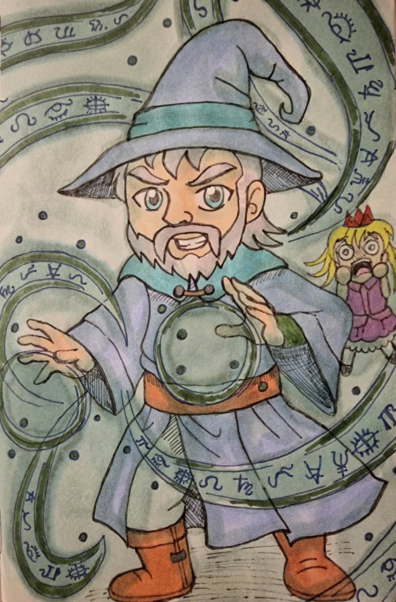 The Wizard was tasked with escorting the princess safely back to her kingdom.