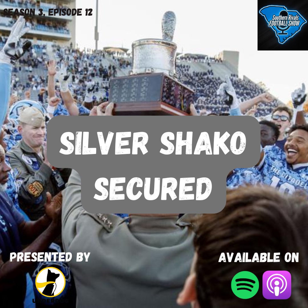 New episode 🔊

📌 Dogs secure the coveted Silver Shako

📌 Does Dabo Swinney or Mike Norvell need the win more on Saturday?

📌 Changes in Columbia 

🍎: podcasts.apple.com/us/podcast/sou…
🟢: open.spotify.com/episode/0Pp2ZL…