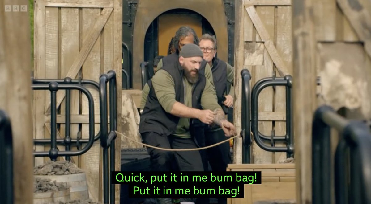 Mums wanting your passport after you've been through security #CelebrityTraitors