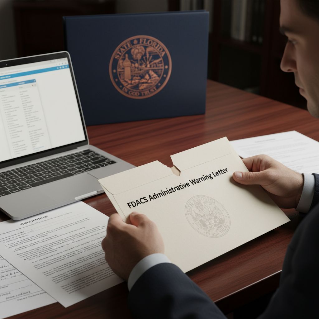 ELSPLLC's tweet image. Received a warning letter from FDACS under F.S. 482.091(10) or 482.021(22)(b)? Don’t ignore it.

Elevate Legal Services, PLLC can help you respond and protect your license.

📞 561-770-3335

🔗 elawfirm.org/blog/are-you-f…

#FDACS #RegulatoryDefense #LicenseProtection #FloridaLawyer