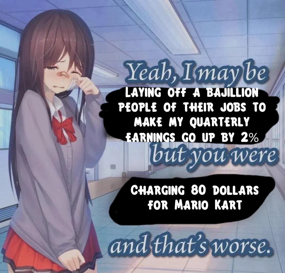 This is what all modern gaming news feels like as a Big N consumer