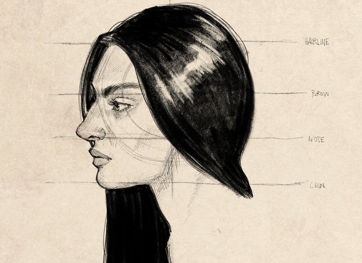 isabuu_'s tweet photo. I wanted to get better at drawing heads, so I started studying the Loomis method!

#clipstudiopaint #sketches #andrewloomis https://t.co/9RGEBc7VSC