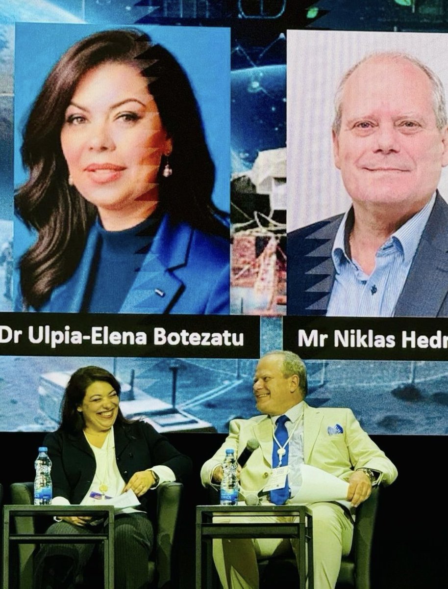 OcheaLavinia's tweet photo. Not an ordinary diplomatic week!😃 Thrilled to meet fellow @Marshall_Center colleague&friend 🇷🇴Ulpia Elena Botezatu in #Nicosia.From space exploration to the Moon’s future🌑🚀truly inspiring!
Proud of her work at #COSPAR &as co-chair of #ATLAC under 🇺🇳 UNOOSA.
Bravo Ulpia!👏🏻🇷🇴 https://t.co/KyF6dgdV1s