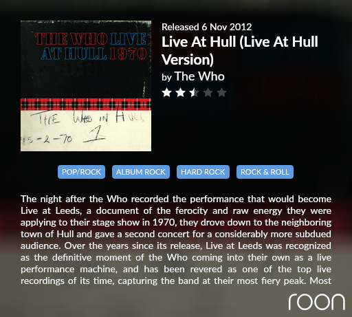 roonlabs's tweet photo. #Roon #RoonShare #OnThisDayInMusic https://t.co/AHaGUZWYVW