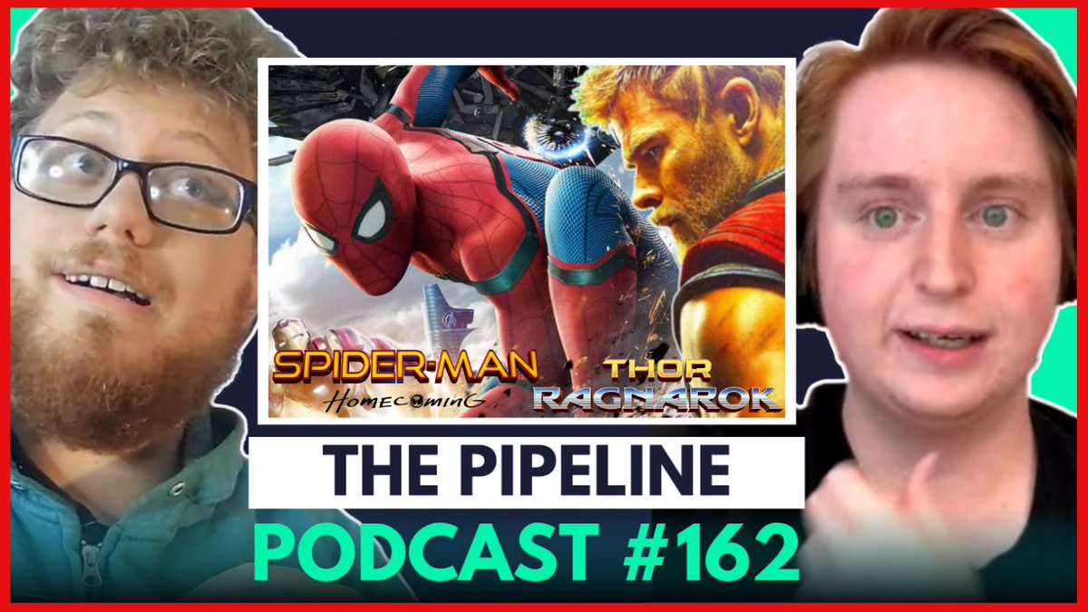 New Pipeline Podcast Episode Is Now Available on YouTube! 🎙️❗️

This week we were joined by <a href="/Tanner_Slavin/">Tanner</a> while we continued MCU Retrospective with Spider-Man Homecoming &amp; Thor Ragnarok! 

Any &amp; all support with the new formula would be greatly appreciated! 

🕷️⚡️⬇️⬇️