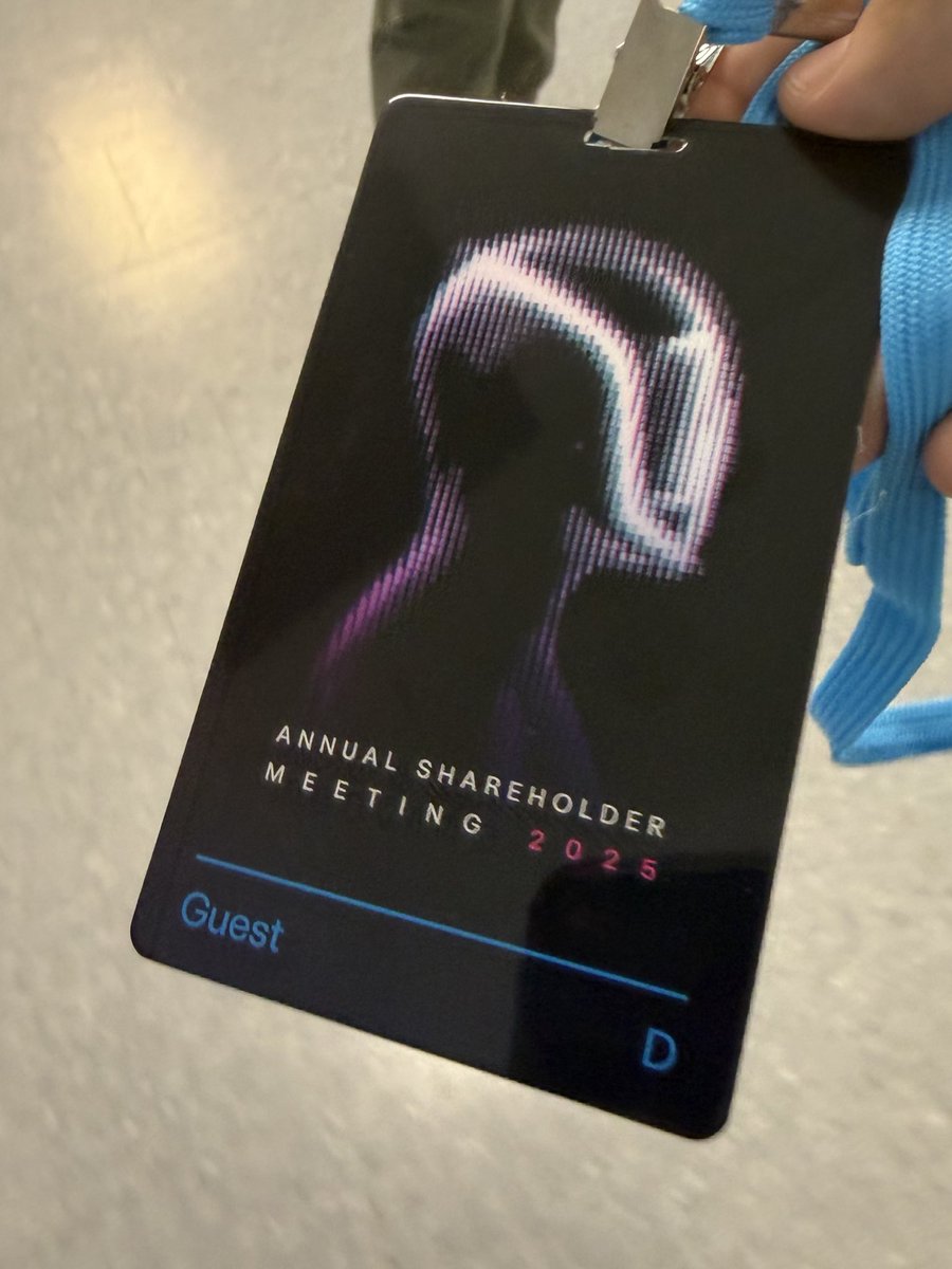 What a lovely day for <a href="/Tesla/">Tesla</a> SHAREHOLDER MEETING 
<a href="/elonmusk/">Elon Musk</a> is present let's begin