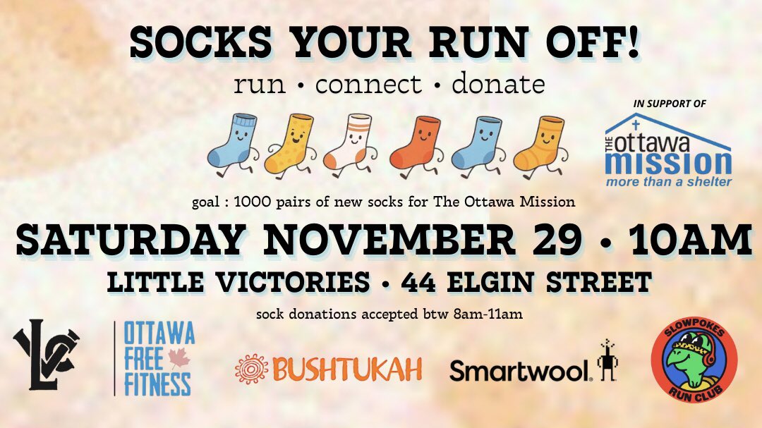 Join us at Socks Your Run Off! 🧦🧦🧦