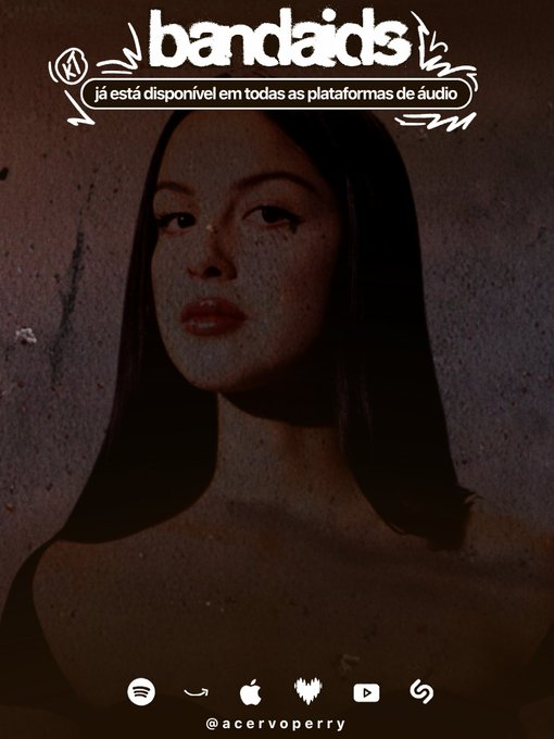 centraloliviarb's tweet image. OLIVIA RODRIGO ESTARÁ SE CURANDO COM BANDAIDS!

- Siga @acervoperry &amp;amp; @katycatsgang para mais informações sobre a cantora, Katy Perry. ❤️