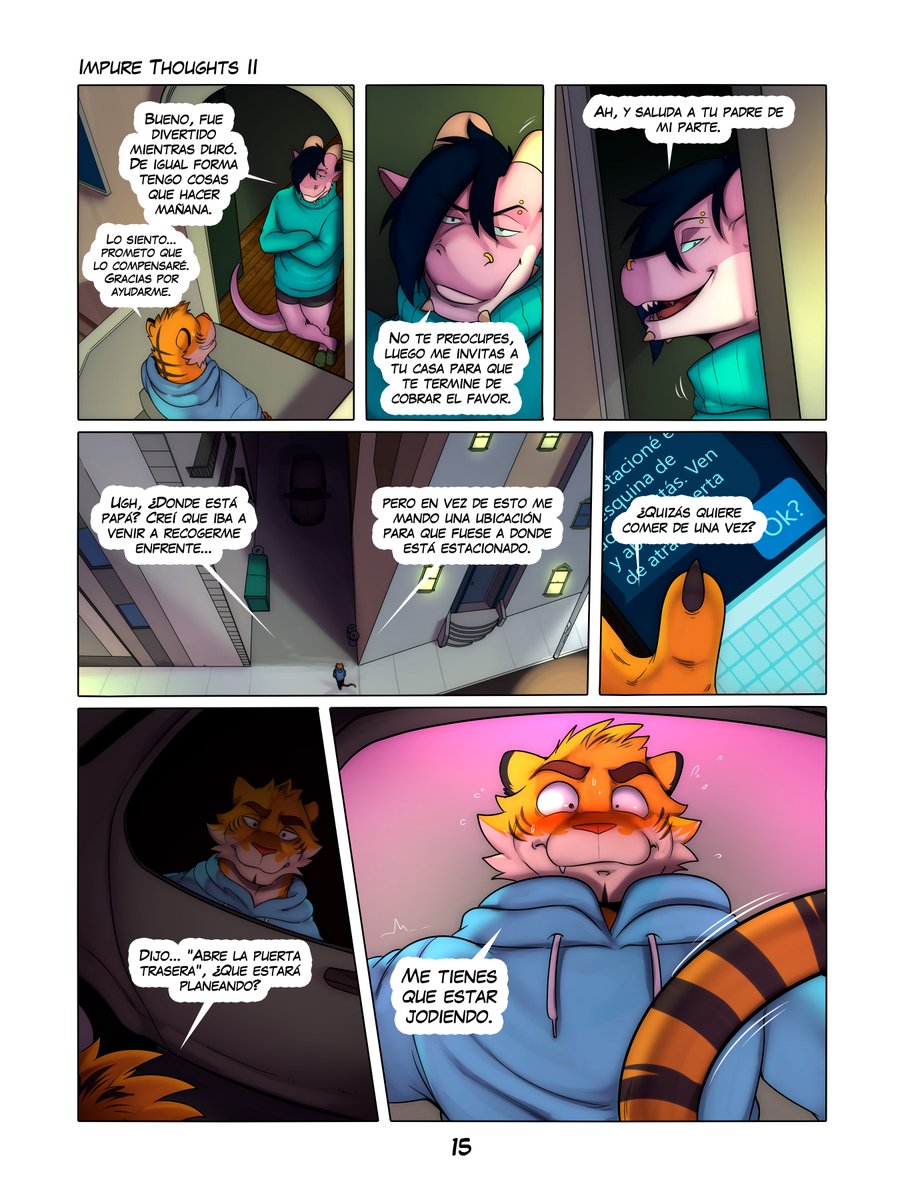 Impure Thoughts 2!            
Page 15, (EN/ES)!                        

Next Pages &amp; WIP sketches are available published on my SS!