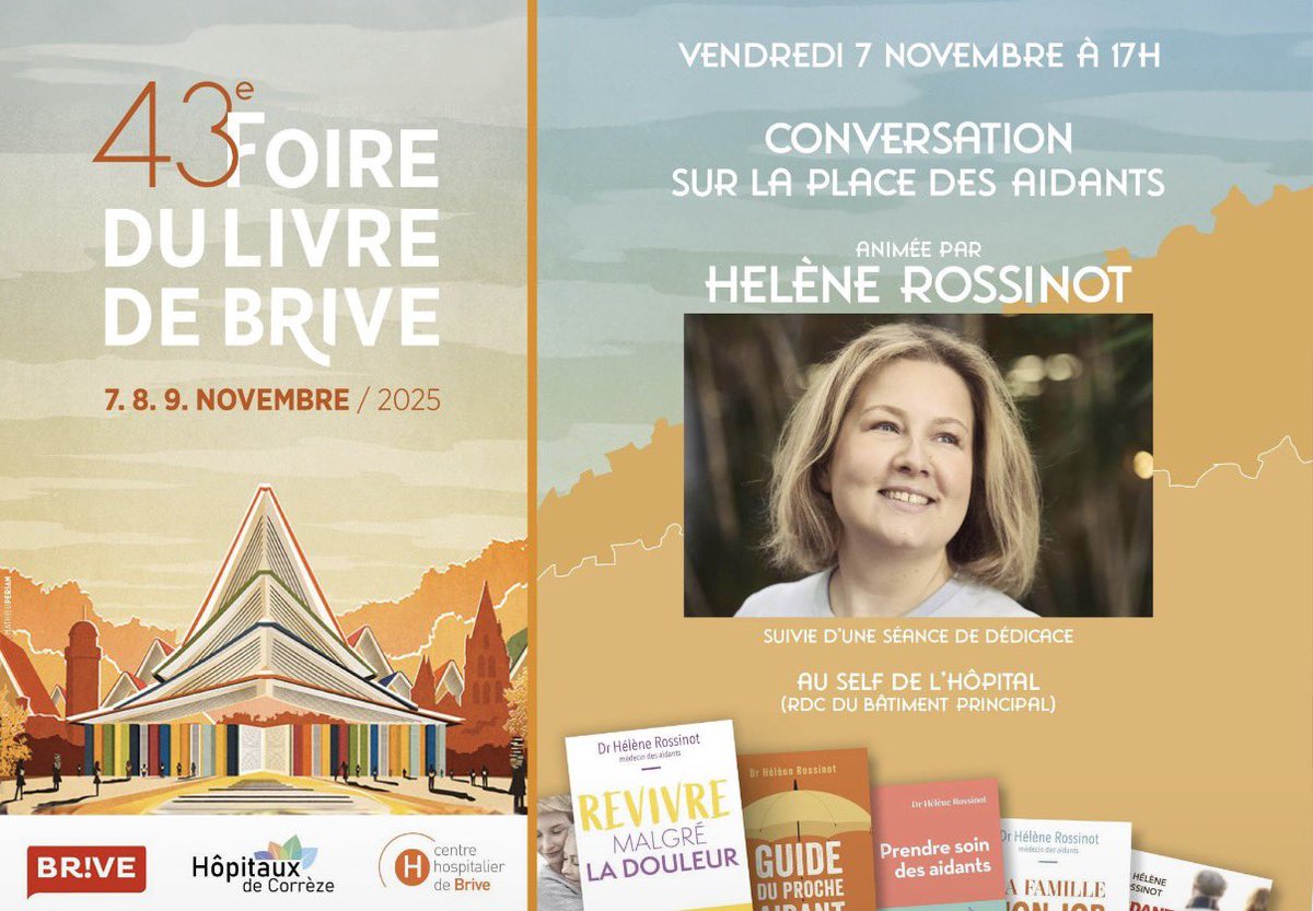 Rendez-vous à Brive ce week-end ! Vendredi à l’hôpital et samedi sur le stand <a href="/robert_laffont/">Robert Laffont</a> (L23) 😊