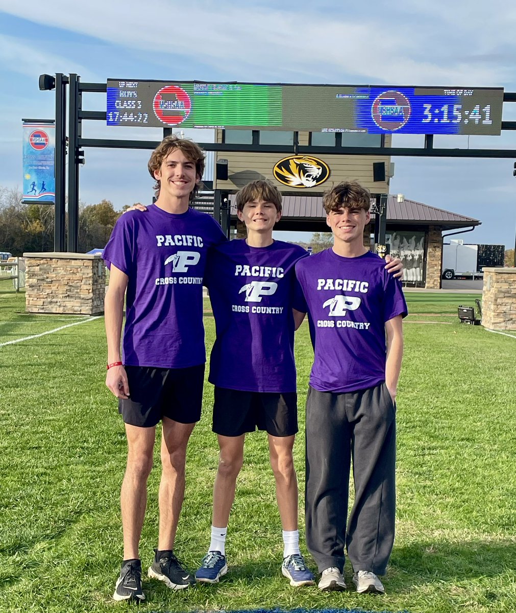 We are here! Good luck Ben, Dax and Lucas! <a href="/PHS_Athletics/">Pacific Indians</a>