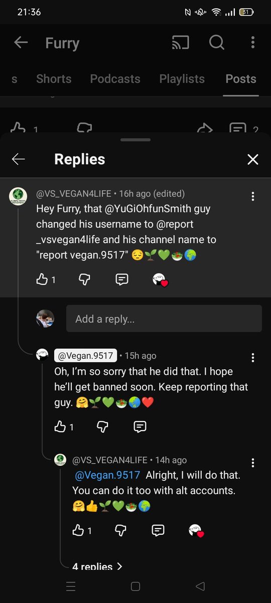 Brower6918043's tweet photo. @helprealvegan2 @TeamYouTube @YouTube @discord These two never learn @TeamYouTube are spreading hateful misinformation phone calls two @Google #bullys #report #hate #Australia #cyberbullys #help https://t.co/s7kvpfj6U9