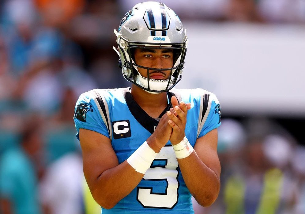 Week 10 Quarterback Guide🏈📝

Starting with Tier 5

28. Tyler Shough at CAR
27. Davis Mills vs JAC
26. Dillon Gabriel at NYJ
25. Geno Smith at DEN
24. Trevor Lawrence at HOU
23. Tua Tagovailoa vs BUF
22. Bryce Young vs NO