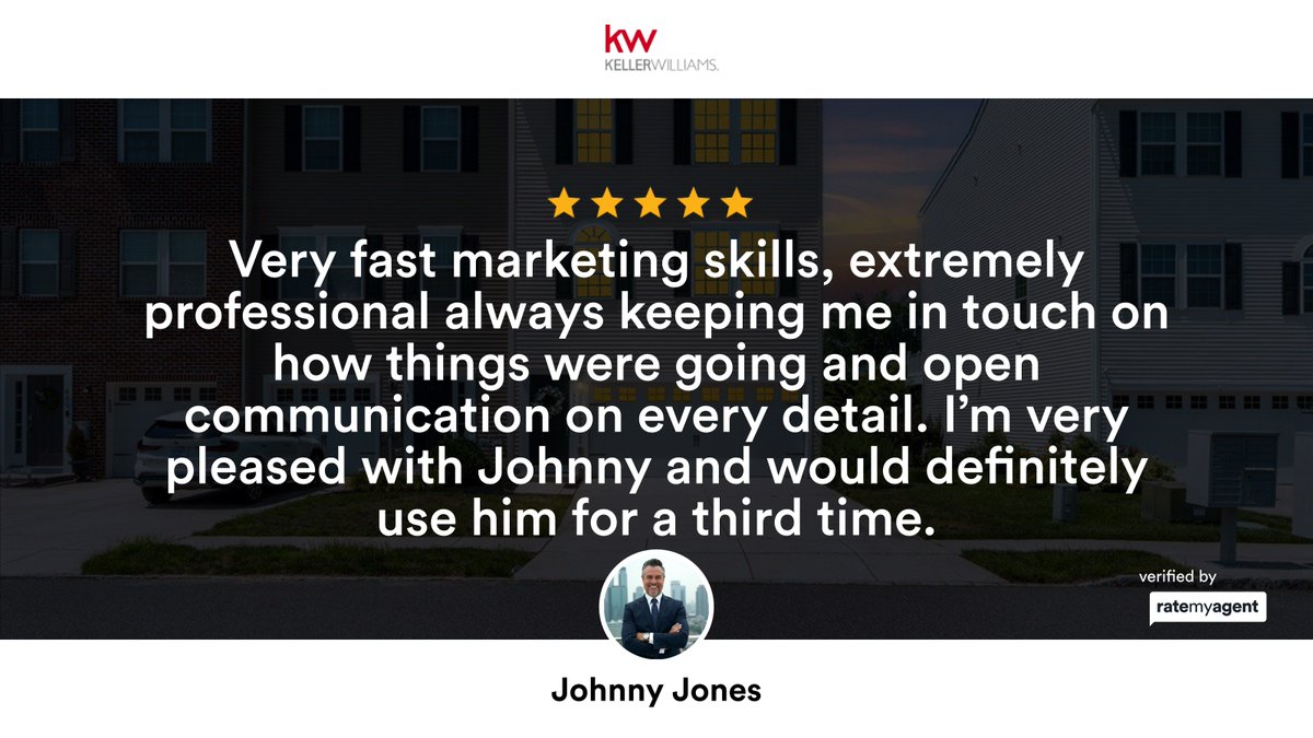 FamousJohnny's tweet image. My latest RateMyAgent review in Woodbury.

rma.reviews/r3ddvhkmvwdk

...
#ratemyagent #realestate #Keller_Williams_Realty__Marlton