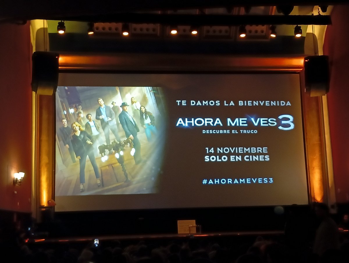 Nuestro compañero <a href="/Ricardo_Marin13/">Ric Swanson 🏳️‍🌈</a> está hoy en el preestreno de #AhoraMeVes3, distribuida por <a href="/DeAPlaneta/">DeAPlaneta</a>.