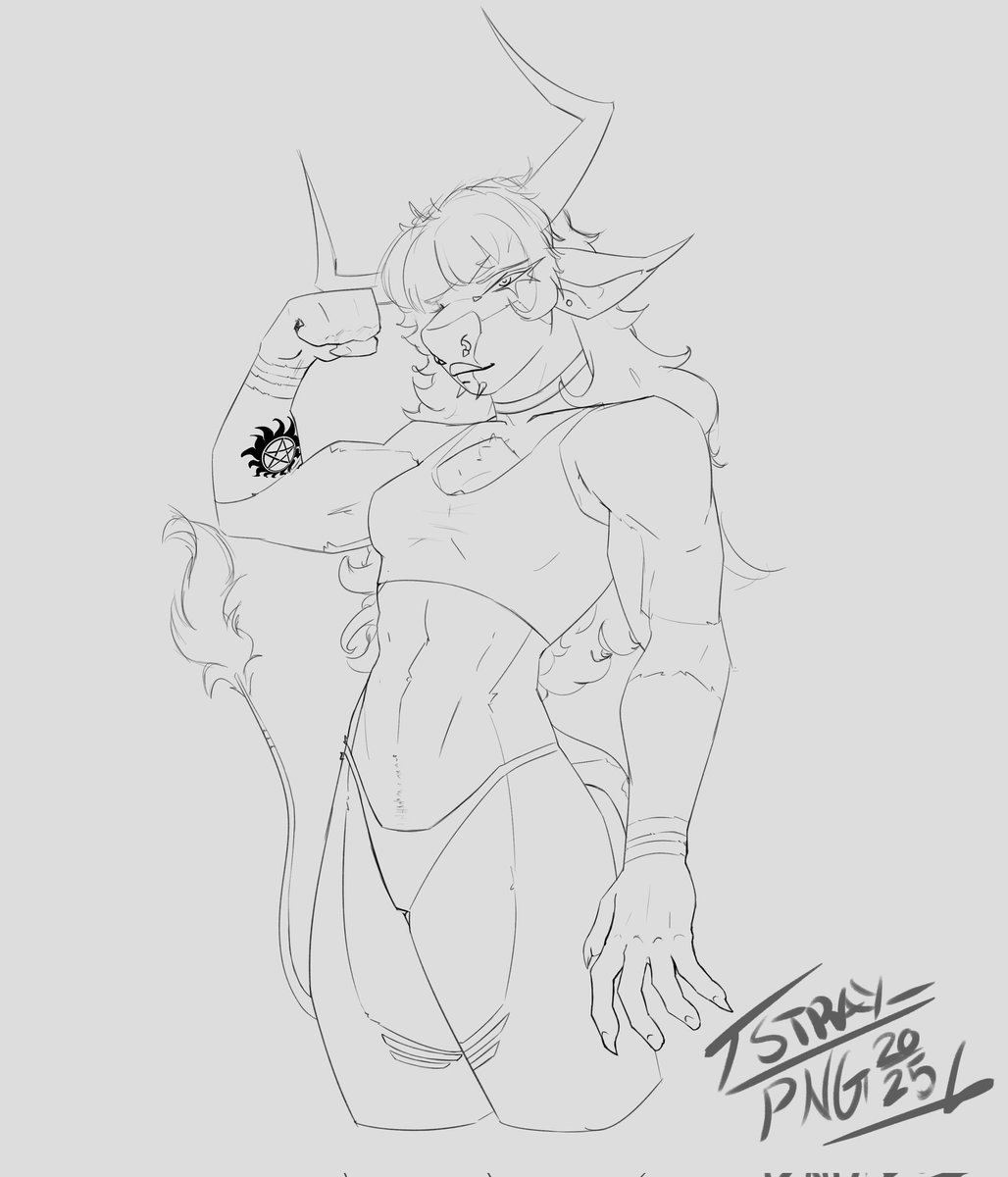 Linesssss , hopefully I will actually finish this one :3

#furry #furryart #furryartist #Procreate