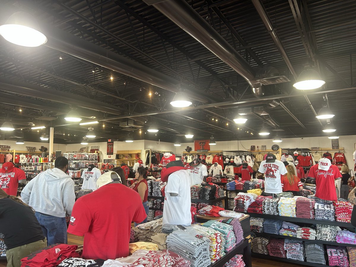 Mix 100.3 is out at Red Raider Outfitter off Slide! Come get your game day gear and come before 6 p.m. to scan to win free tickets!