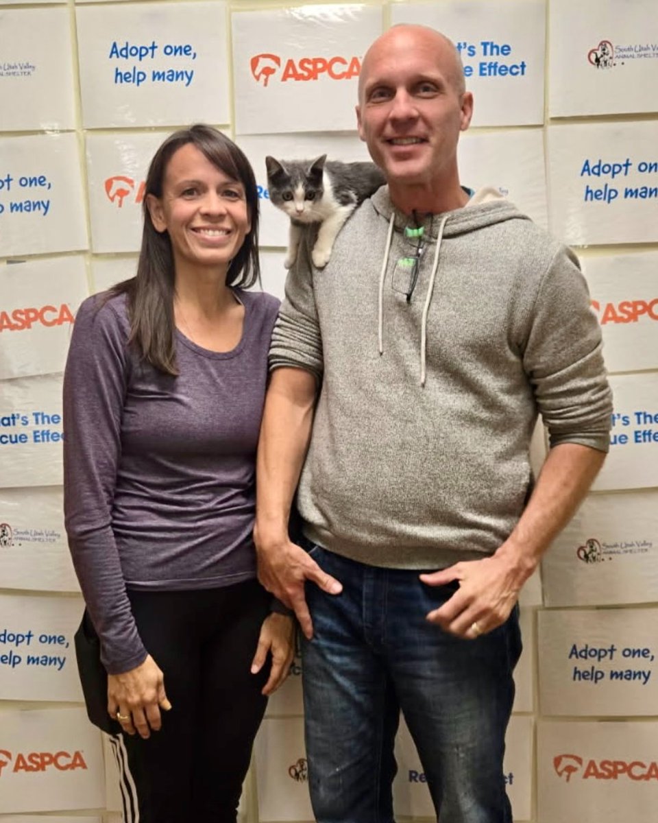 ASPCA's tweet photo. October marked the conclusion of #TheRescueEffect, our three-month campaign focusing on promoting adoption. Between the 600 animal organizations that participated and the $2 million we provided in funding, we found homes for hundreds of animals. Read more: https://t.co/FxpTMU0YFa https://t.co/MmraidlDiX