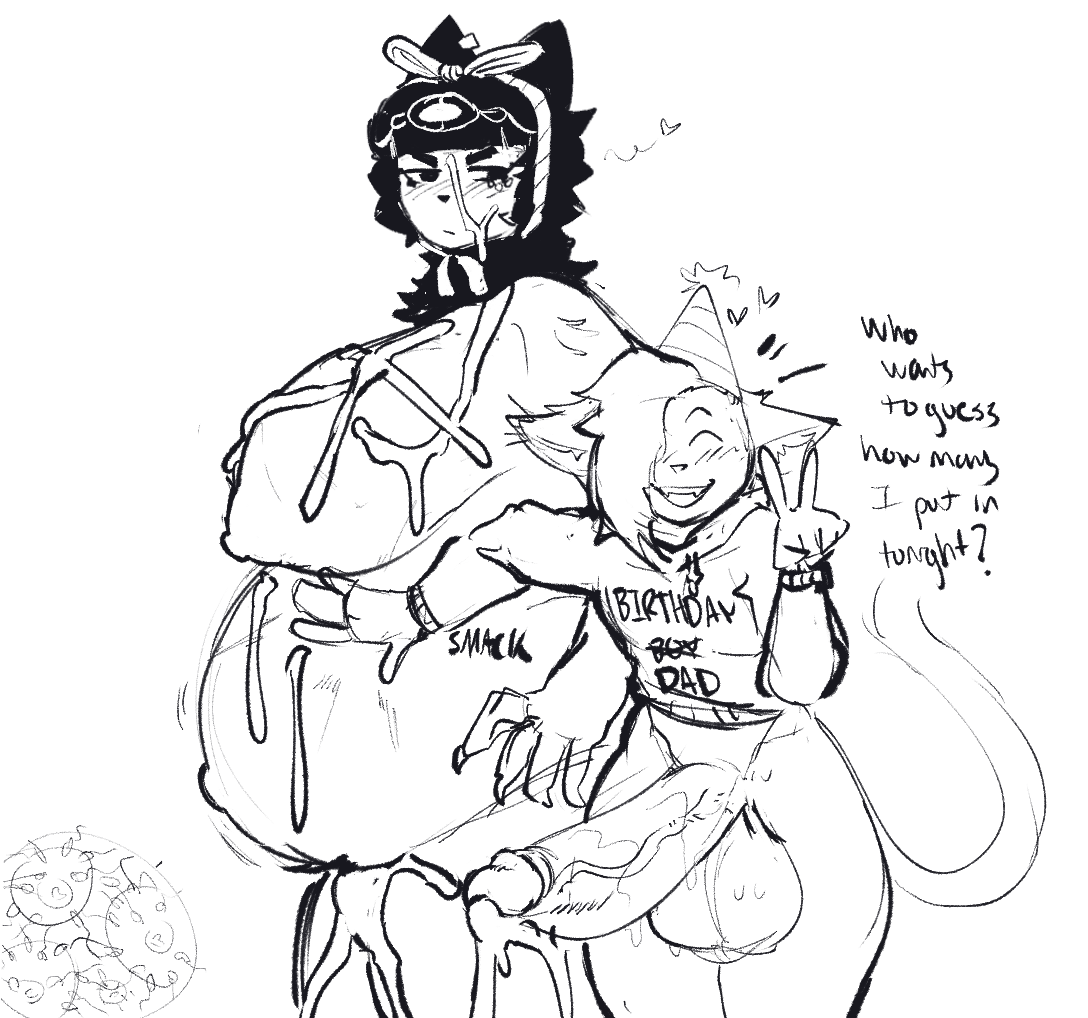 Polaarzero's tweet photo. very quick bday doodle for @Doxxylcox https://t.co/cQ7RhW7555