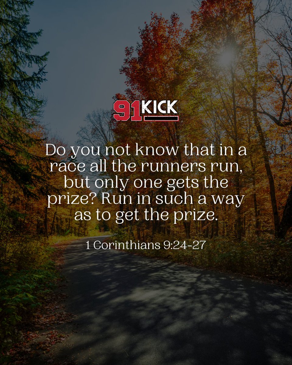 Everyone who competes in the games goes into strict training. They do it to get a crown that will not last, but we do it to get a crown that will last forever. 1 Corinthians 9:24-27