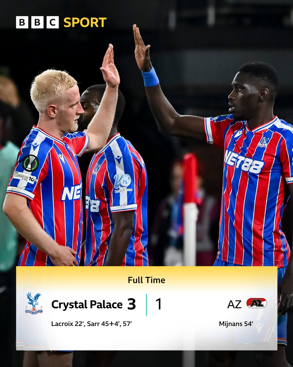 BBCMOTD's tweet image. Palace make it three wins in a row in all competitions with a fine performance 🦅