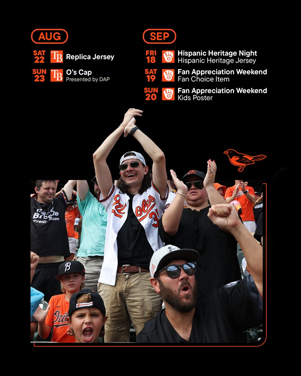 Orioles's tweet photo. Without further ado, 2026 PROMO ITEMS!!

For more information, visit https://t.co/6I3pbIUJHt https://t.co/KQGB8LzxBO