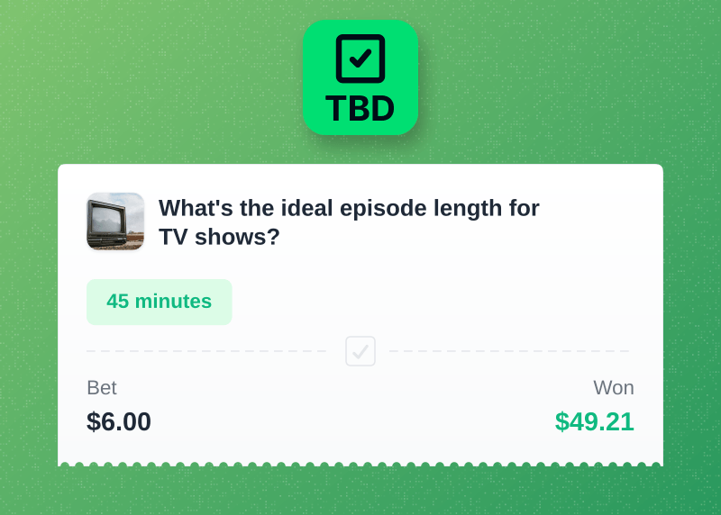 Having some success with <a href="/trytbd/">TBD</a> public opinion prediction markets