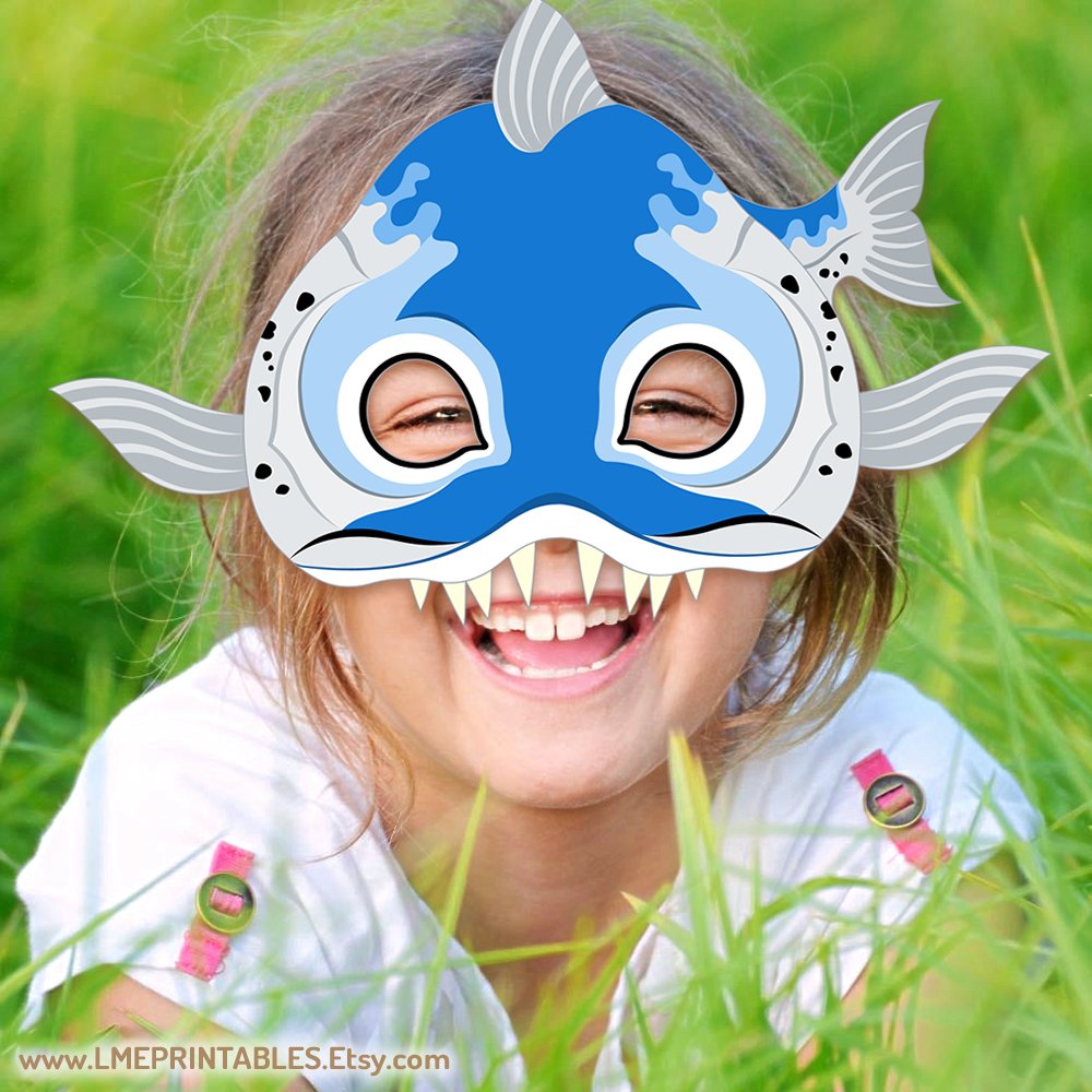 lmeprintables's tweet image. Barracuda Fish Mask Printable Halloween Costume Pool Party Favor Activity Piranha Sea Sturgeon Animal School Play Shark Carnival Kid Adult etsy.me/4oOXA60 via @Etsy #barracudamask #barracudacostume #fishmask #piranhamask #schoolfarmactivity #diymasks #animalmasks #masks